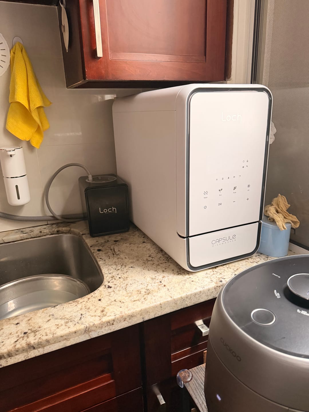 Customer photo review of Capsule Dishwasher