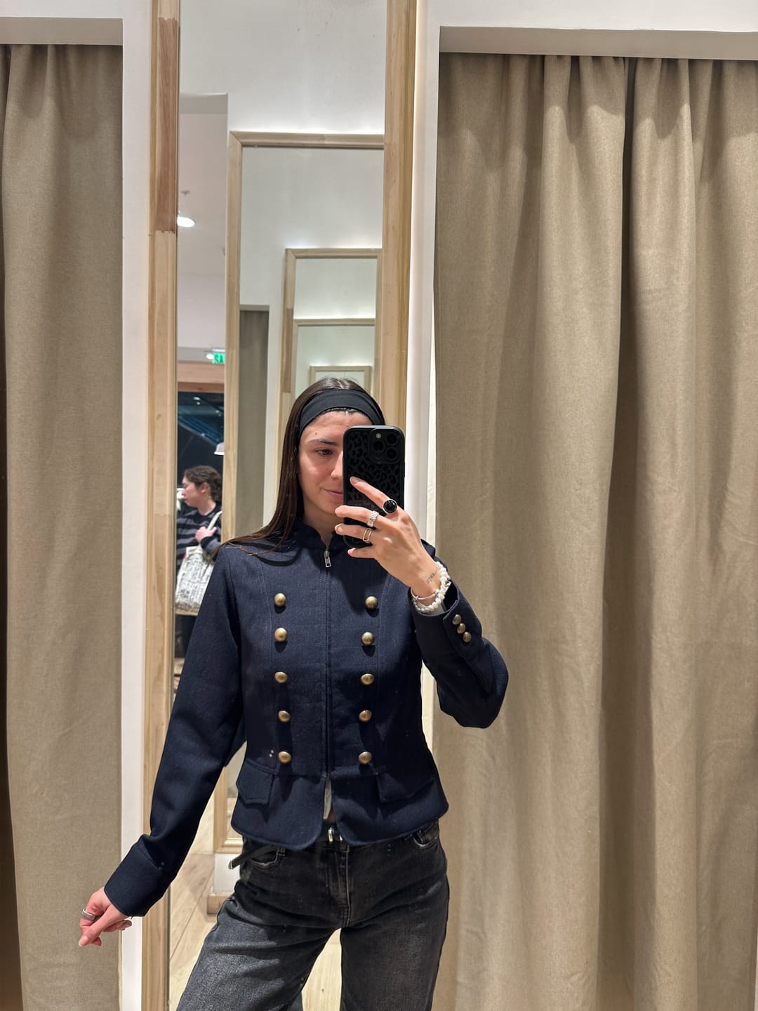 Customer photo review of Chaqueta Napoleónica Navy