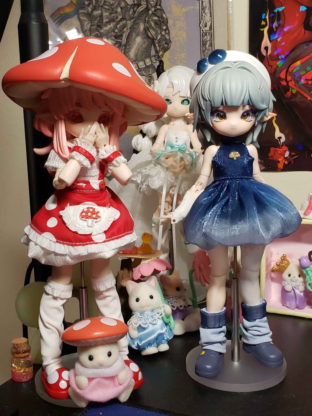 Customer photo review of Action Figure Doll Stand
