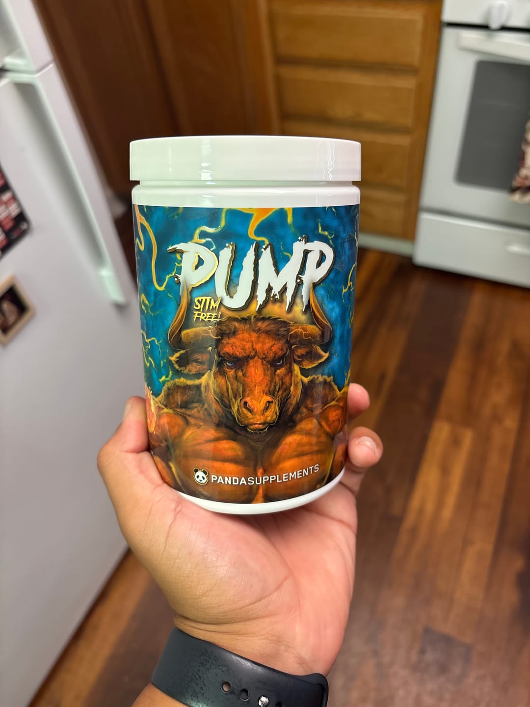 Customer photo review of PUMP STIM FREE PRE-WORKOUT