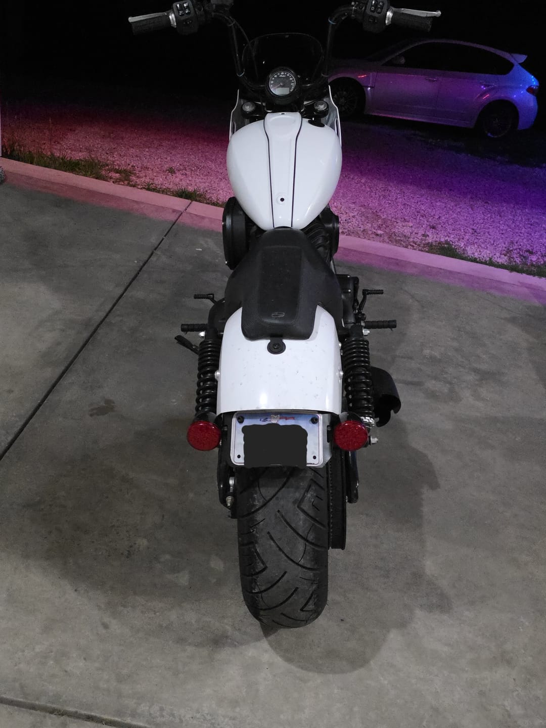 Customer photo review of Viking Turn Signal & License Plate Relocation/ Extension Kit For Indian Chief Bobber