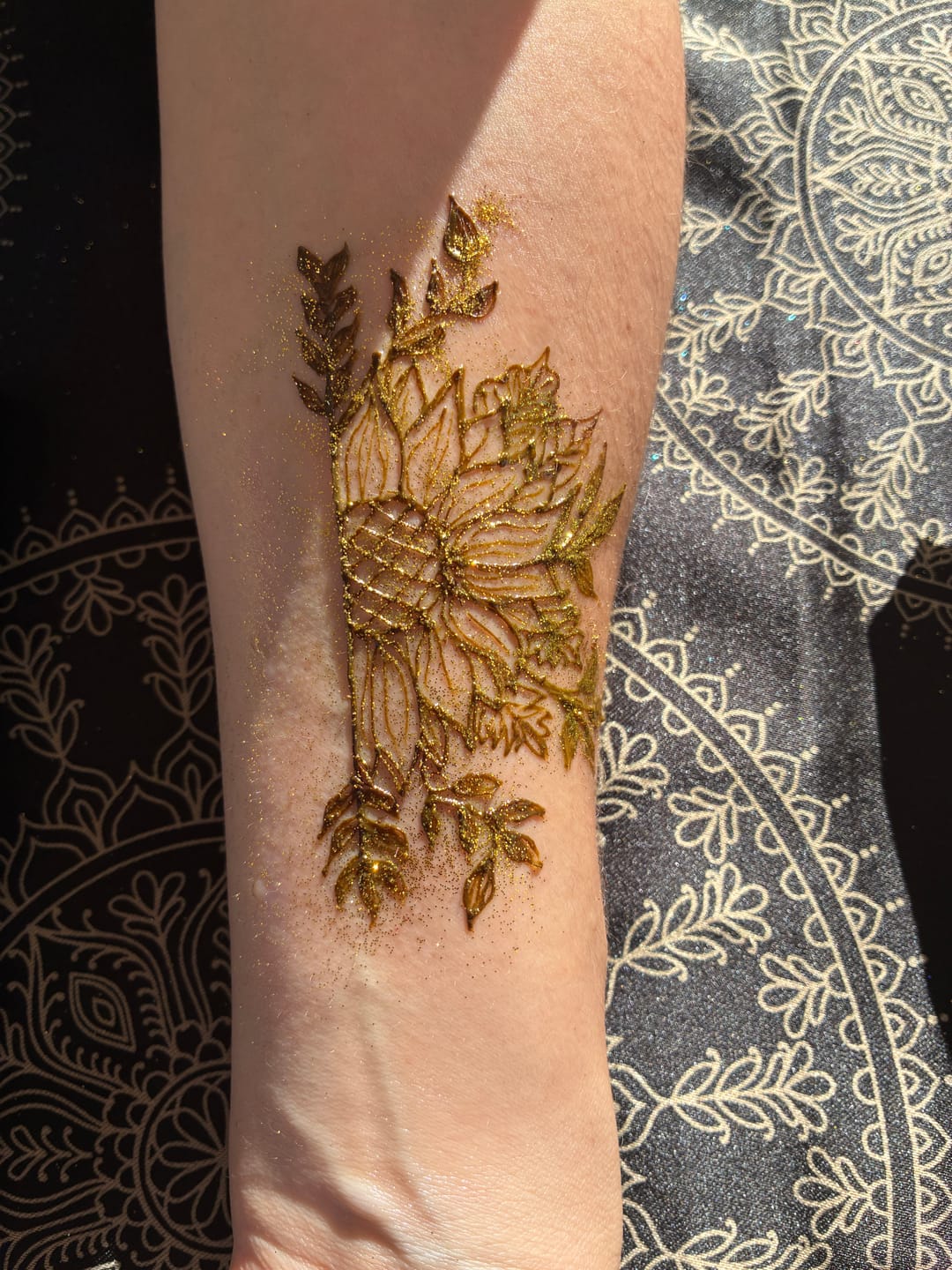 Customer photo review of Organic BAQ Fresh Rajasthani Henna