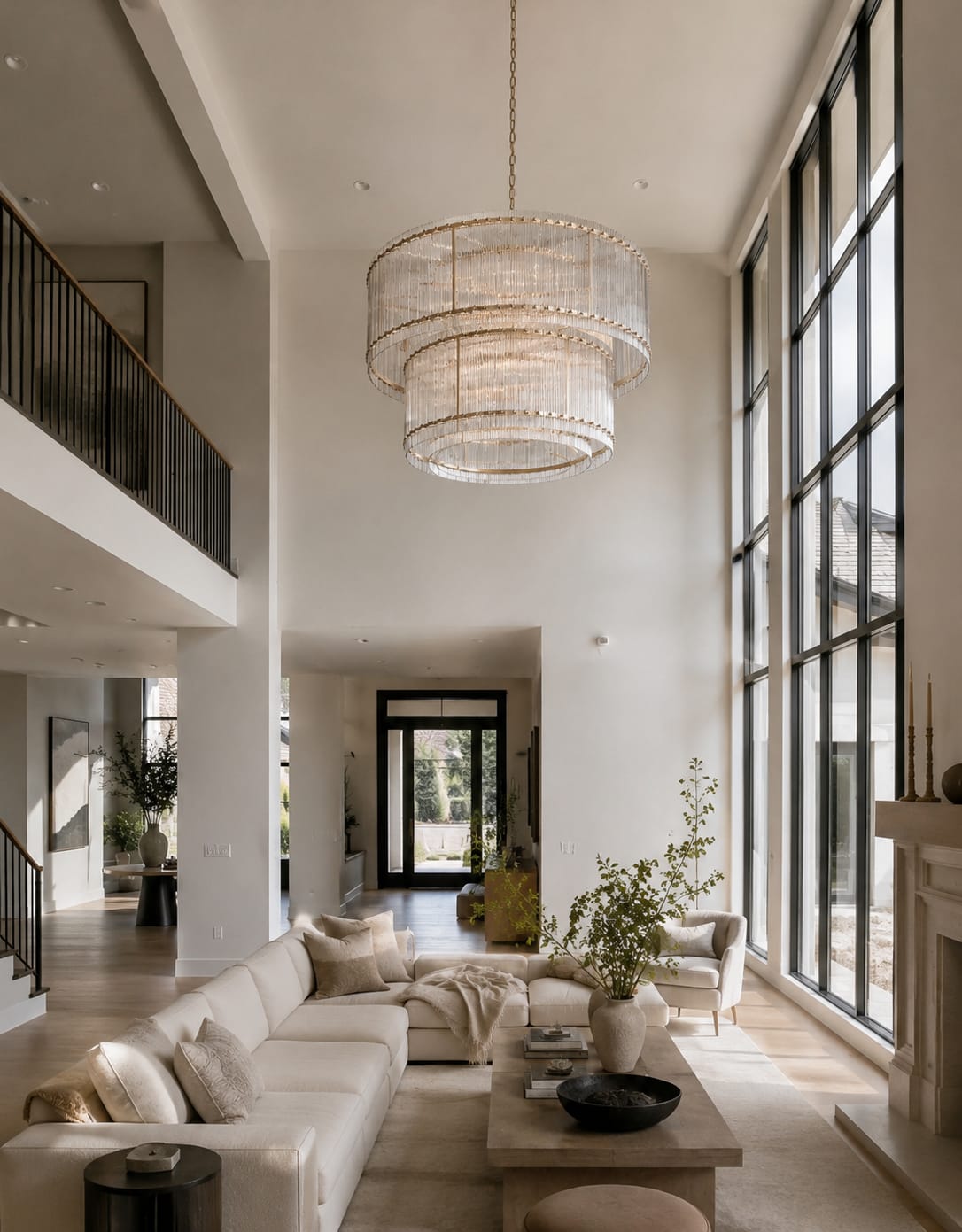 Customer photo review of San Marcon Two-Tier Round Chandelier