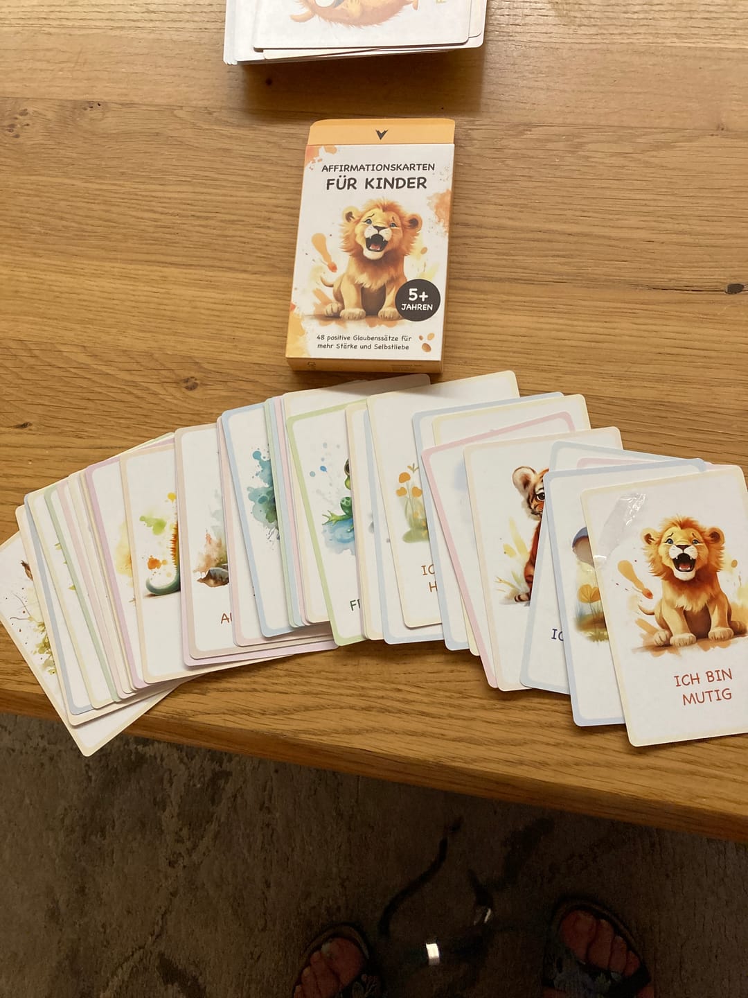 Customer photo review of Edubini Affirmationskarten für Kinder