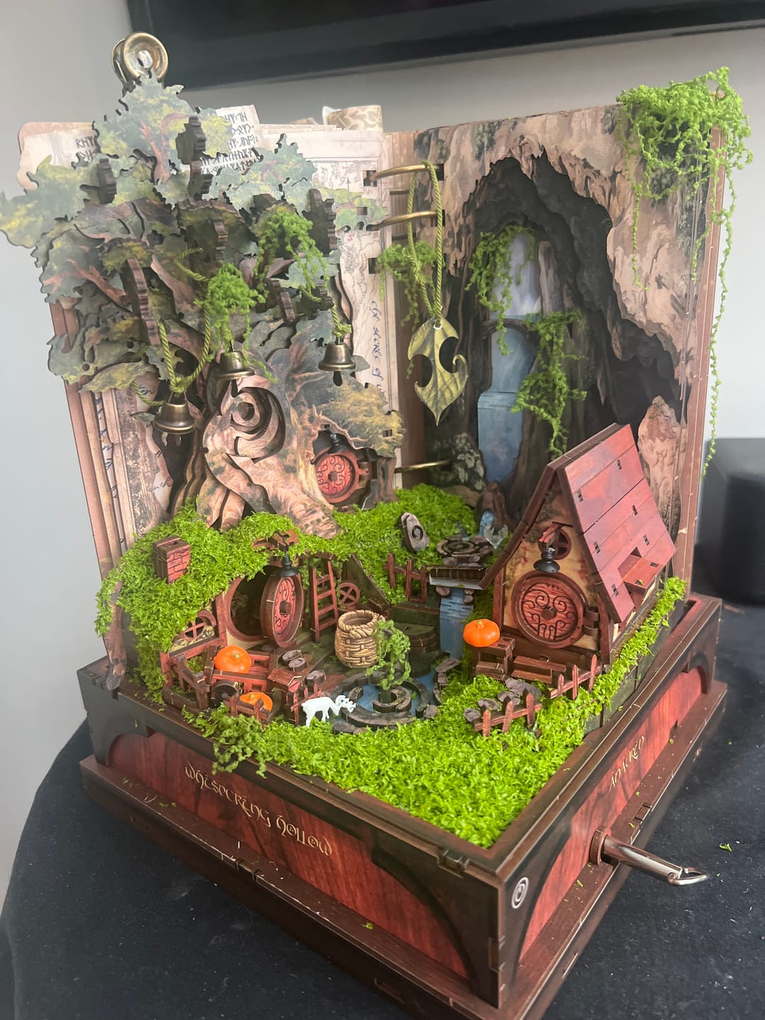 Customer photo review of Whispering Hollow Miniature House Kit (Music Box) | Collector's Edition