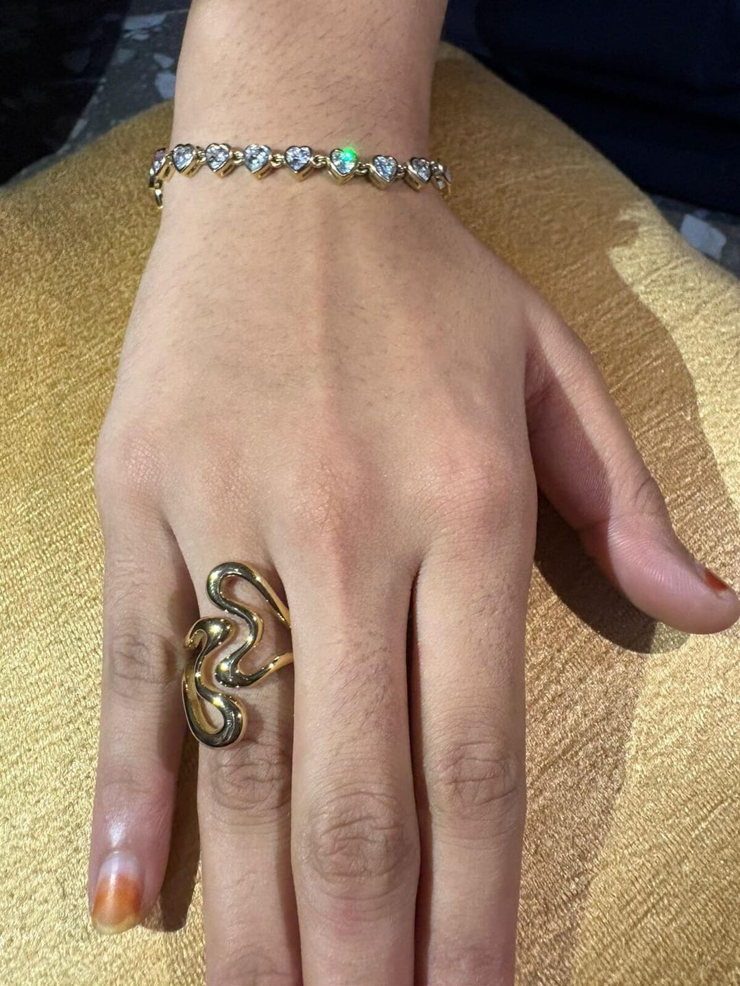 Customer photo review of Molten Muse Ring