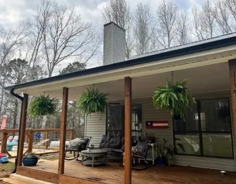 Customer photo review of 🔥Last Day 60% OFF🔥Oversized Pre-Lit Artificial Boston Ferns --No watering, No fading