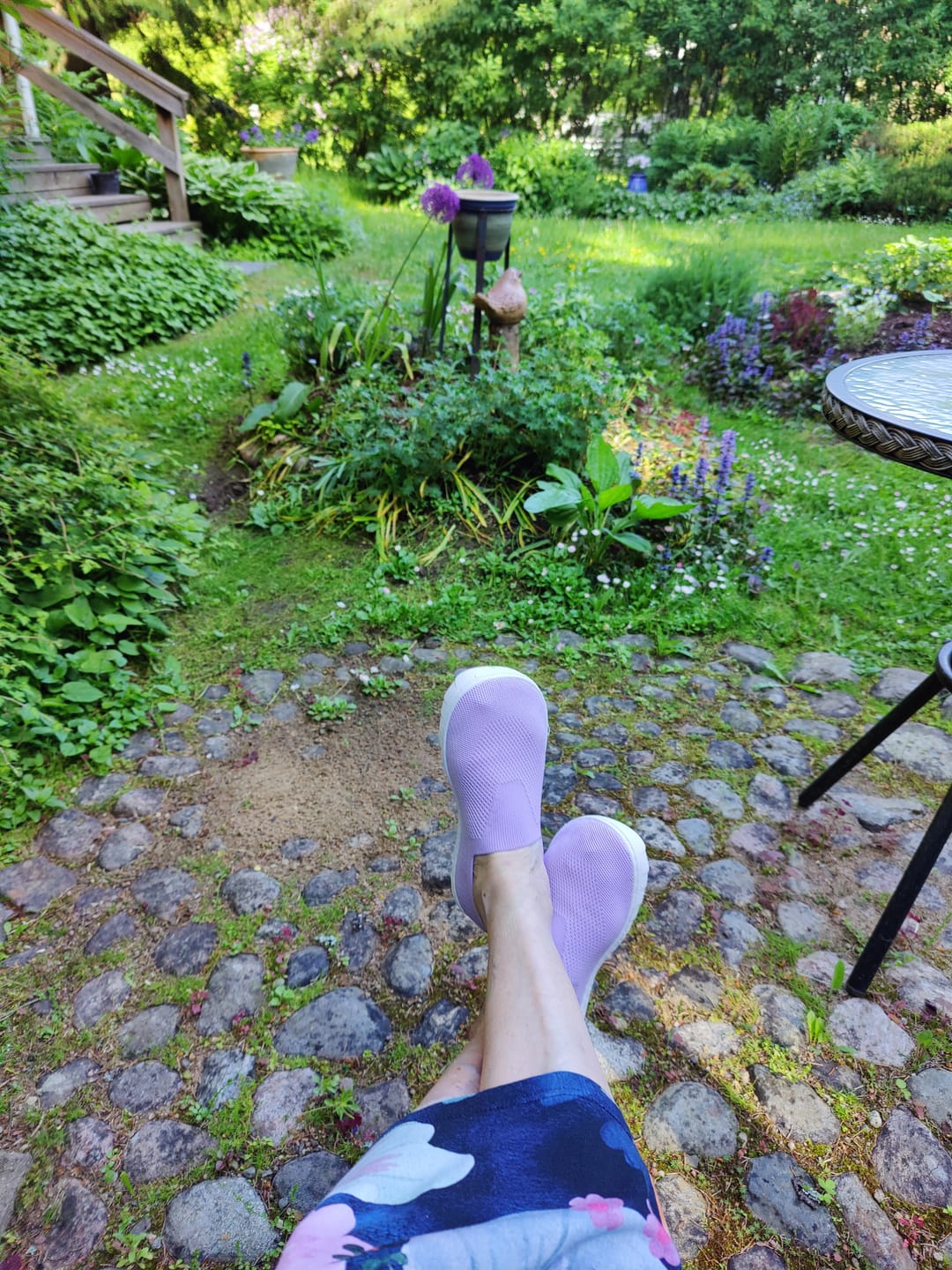 Customer photo review of Vaistoa Lempeä 3 slip on -paljasjalkakengät