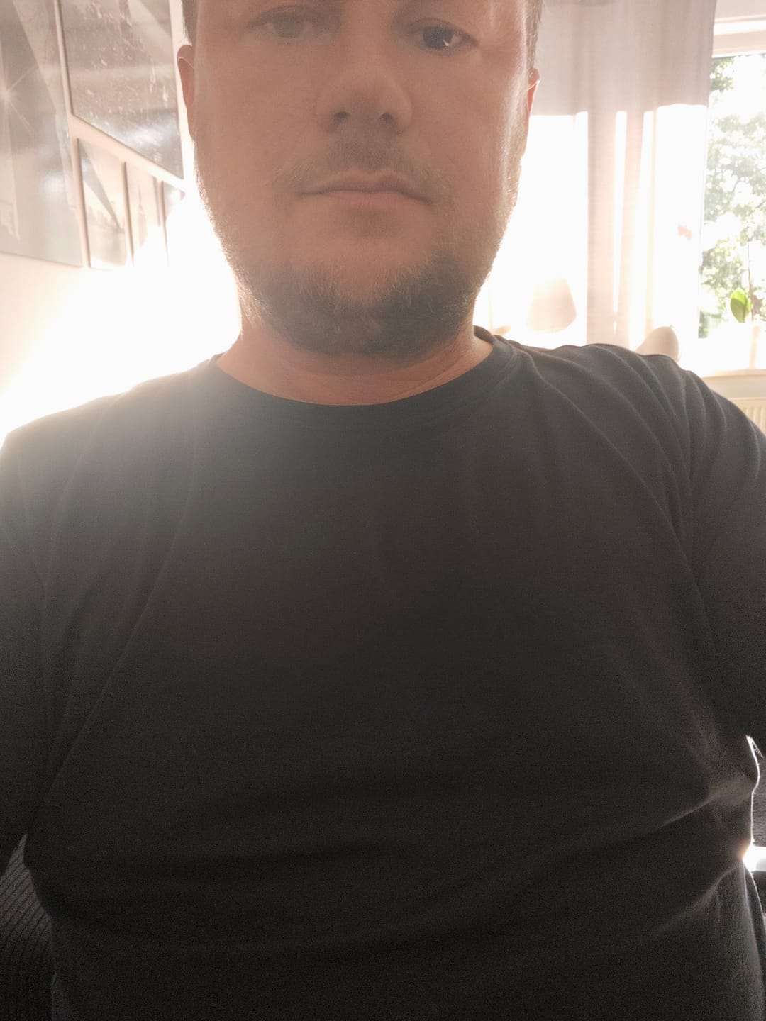 Customer photo review of Muscle T-shirt - Black