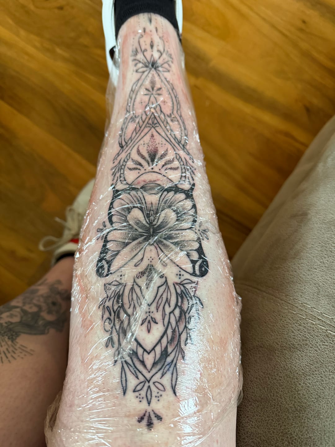 Customer photo review of TattooNumbx Numbing Cream (3 Pack)