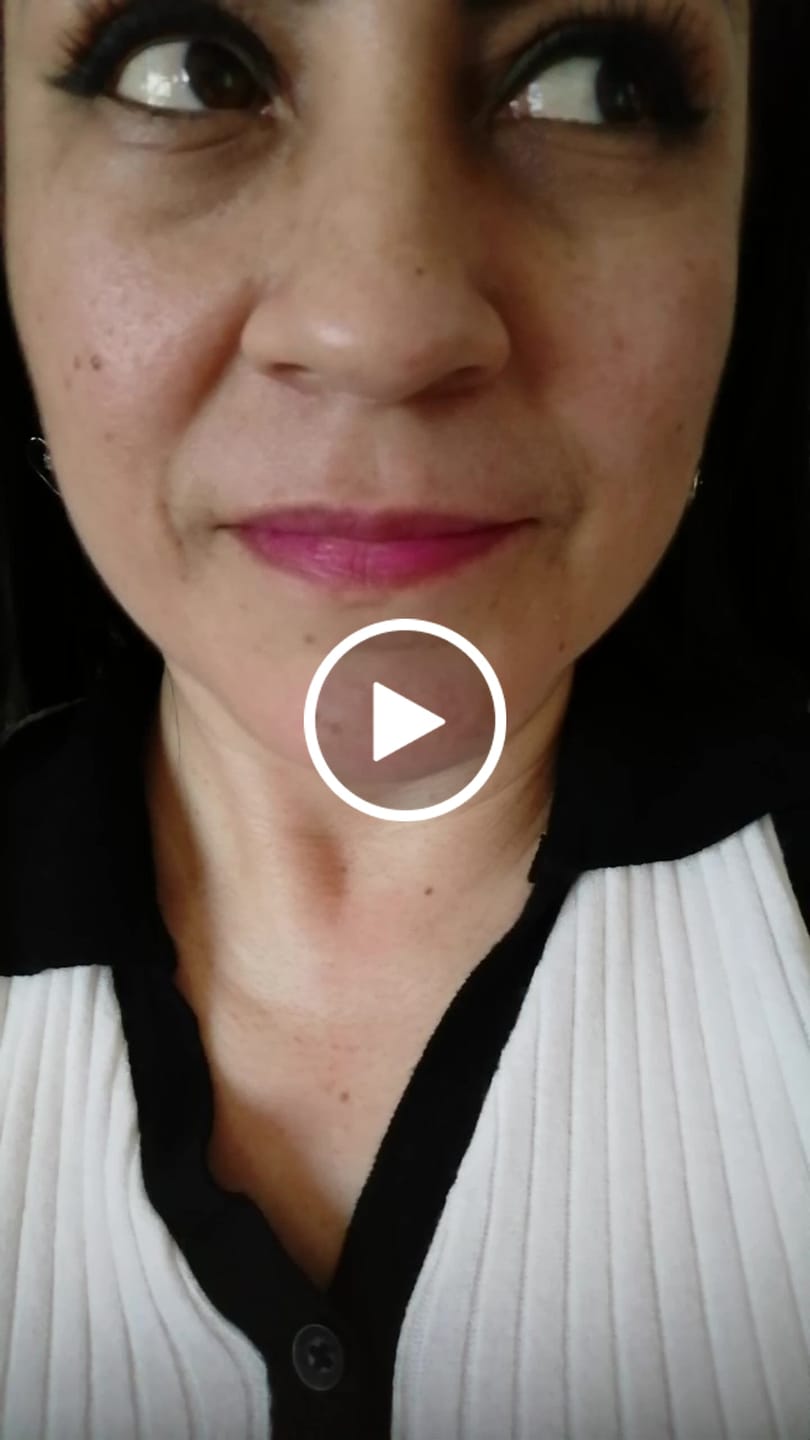 Customer video review of Suero para pestañas y cejas
