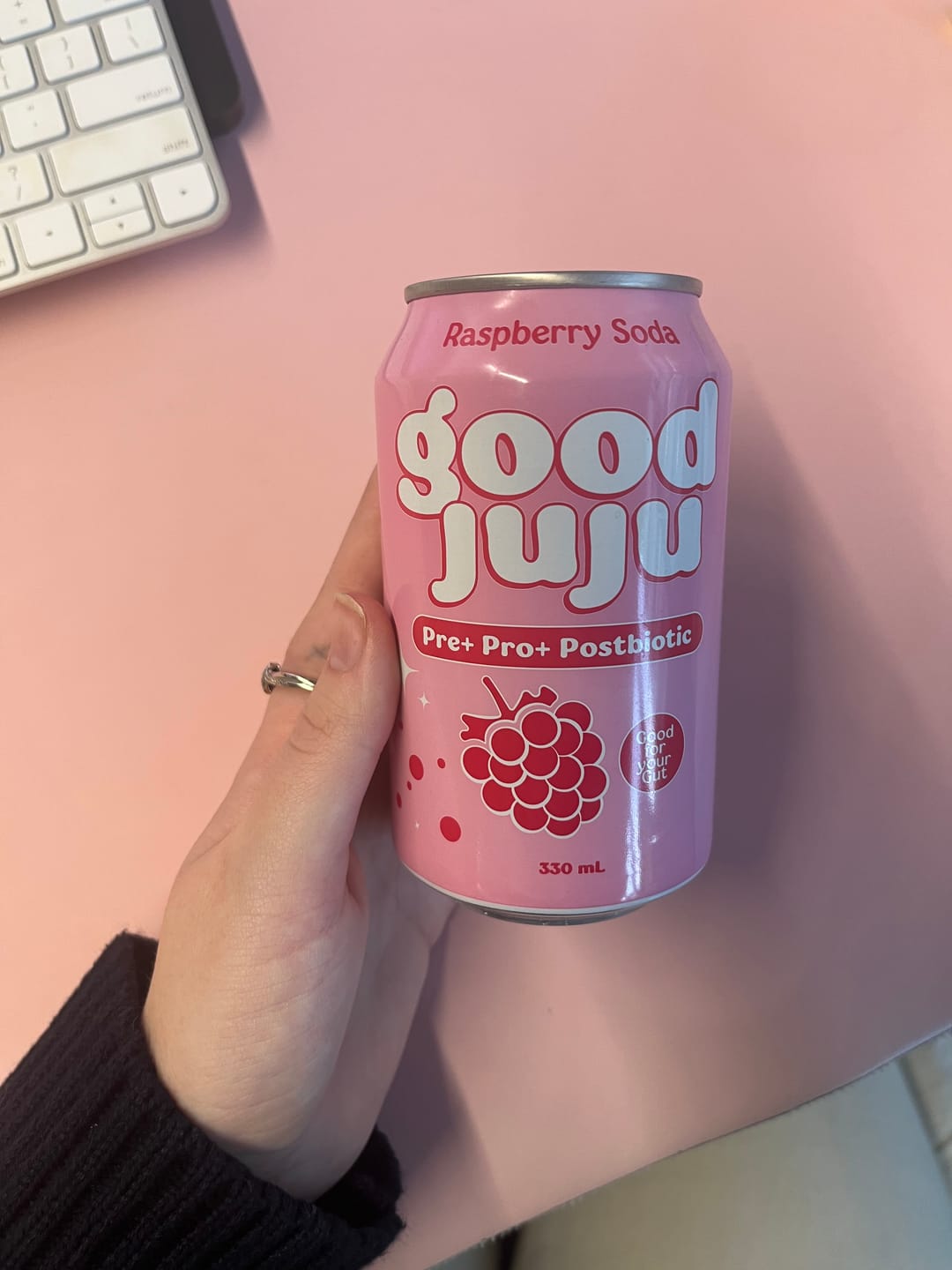 Customer photo review of Raspberry Soda