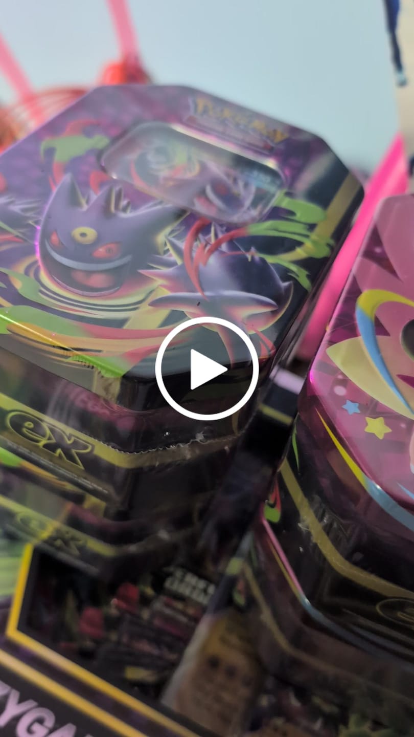 Customer video review of (PRE-ORDER) COMBO OF 2 POKEMON MEGA MOONLIT TIN