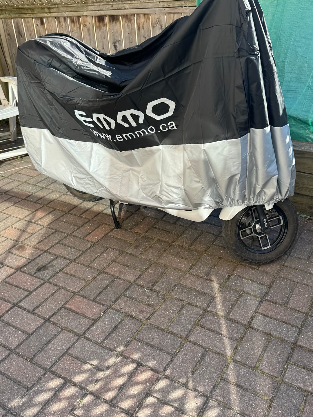 Customer photo review of E-Bike Rain Cover