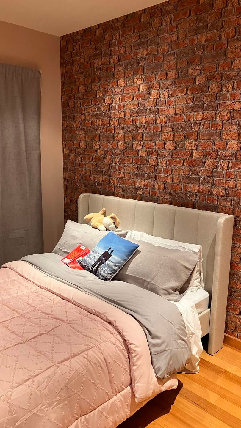Customer photo review of Urban Brick Wallpaper - Traditional