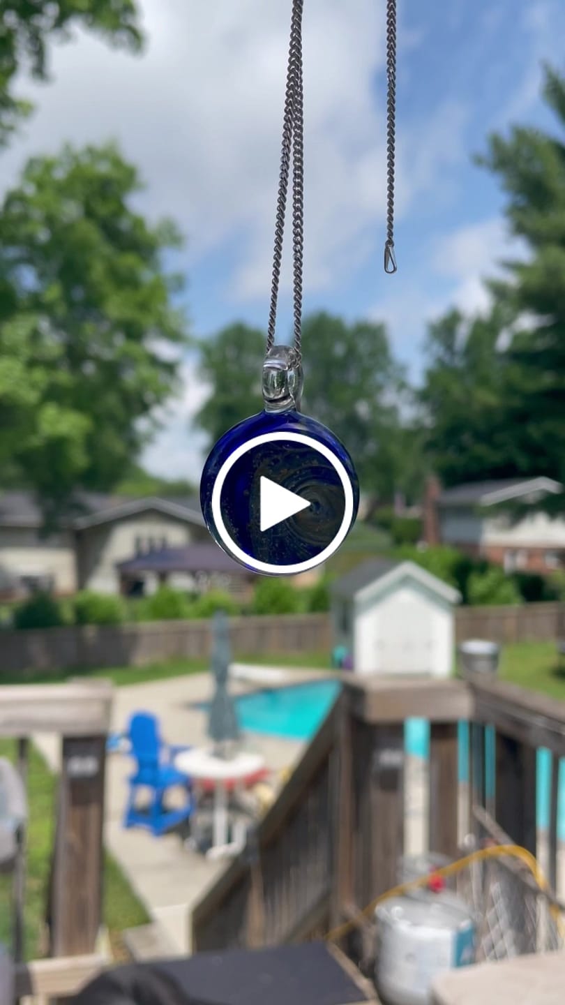 Customer video review of Nightswirl Cremation Pendant