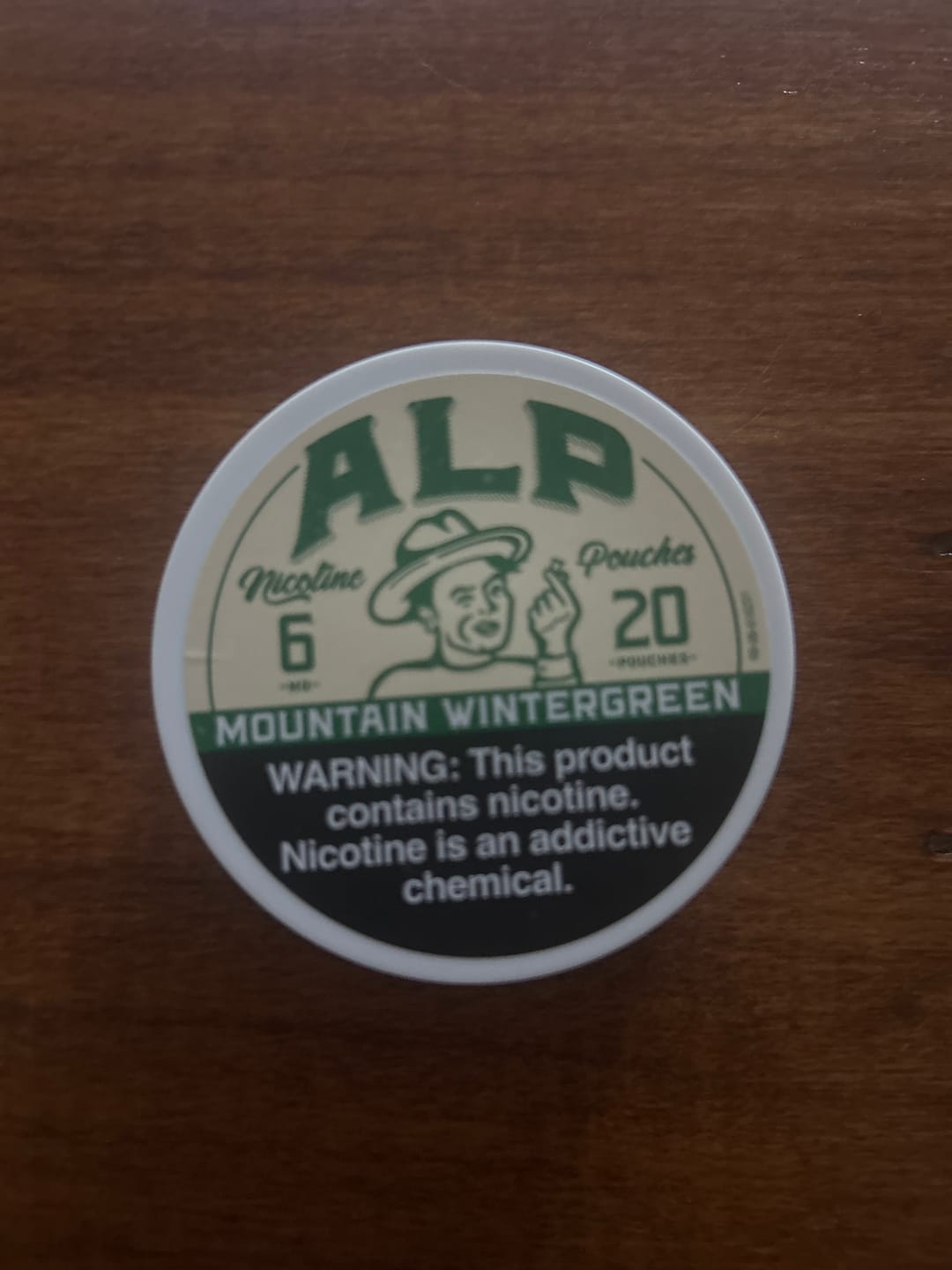 Customer photo review of Mountain Wintergreen Nicotine Pouches