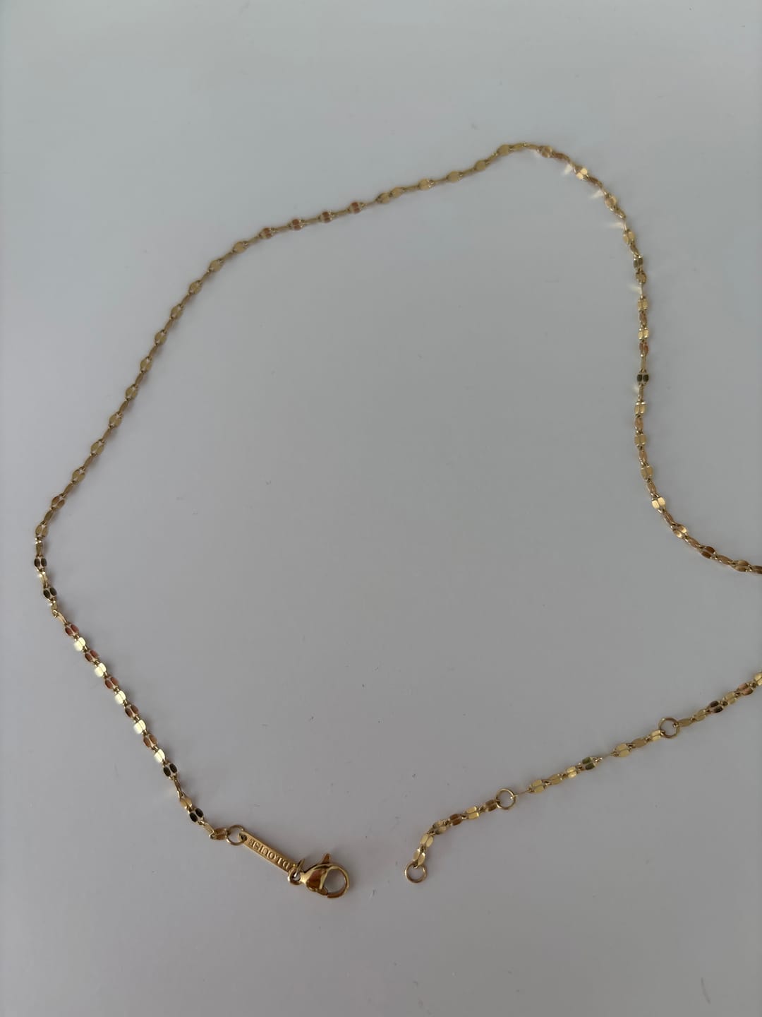 Customer photo review of Dainty Necklace