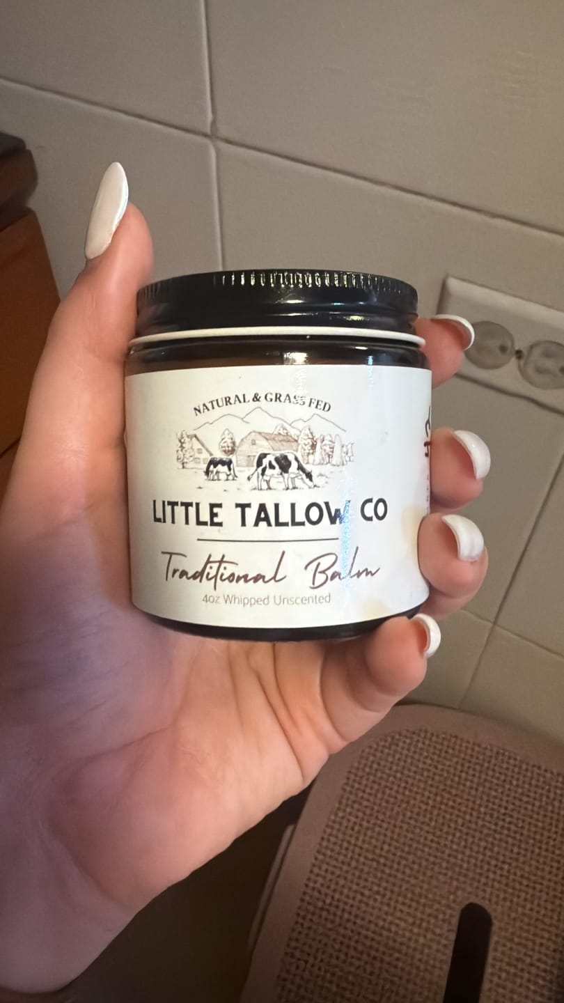 Customer photo review of Traditional Whipped Tallow Balm - 4oz Glass Jar