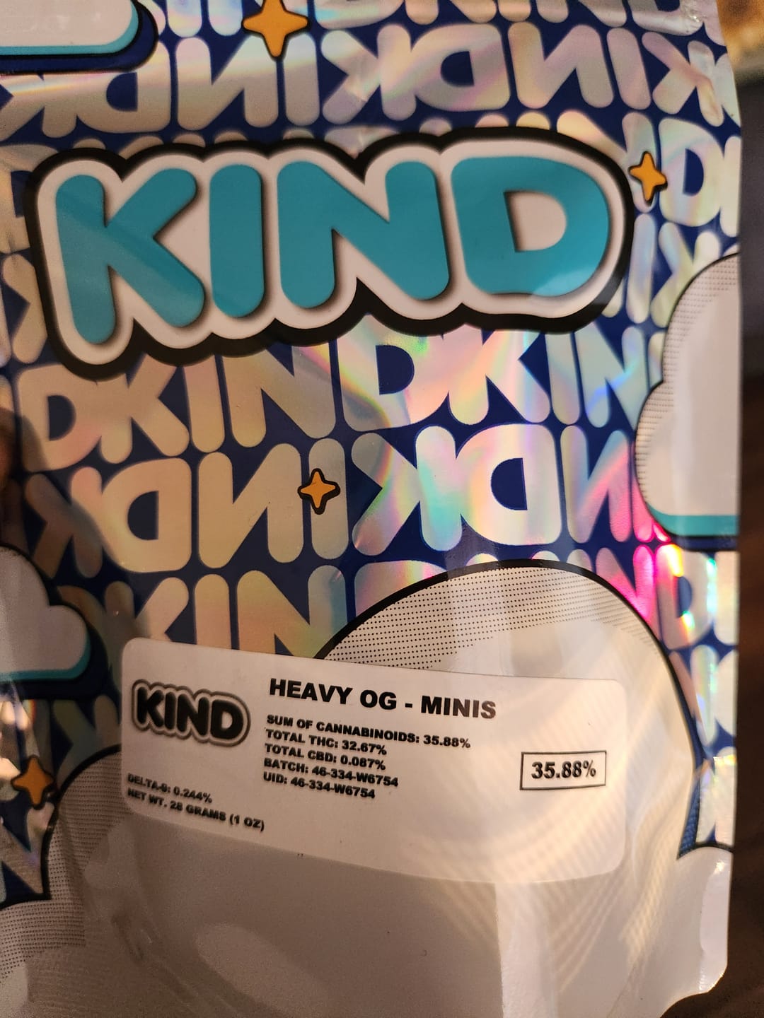 Customer photo review of Heavy OG - Minis - 28 Grams - Indica