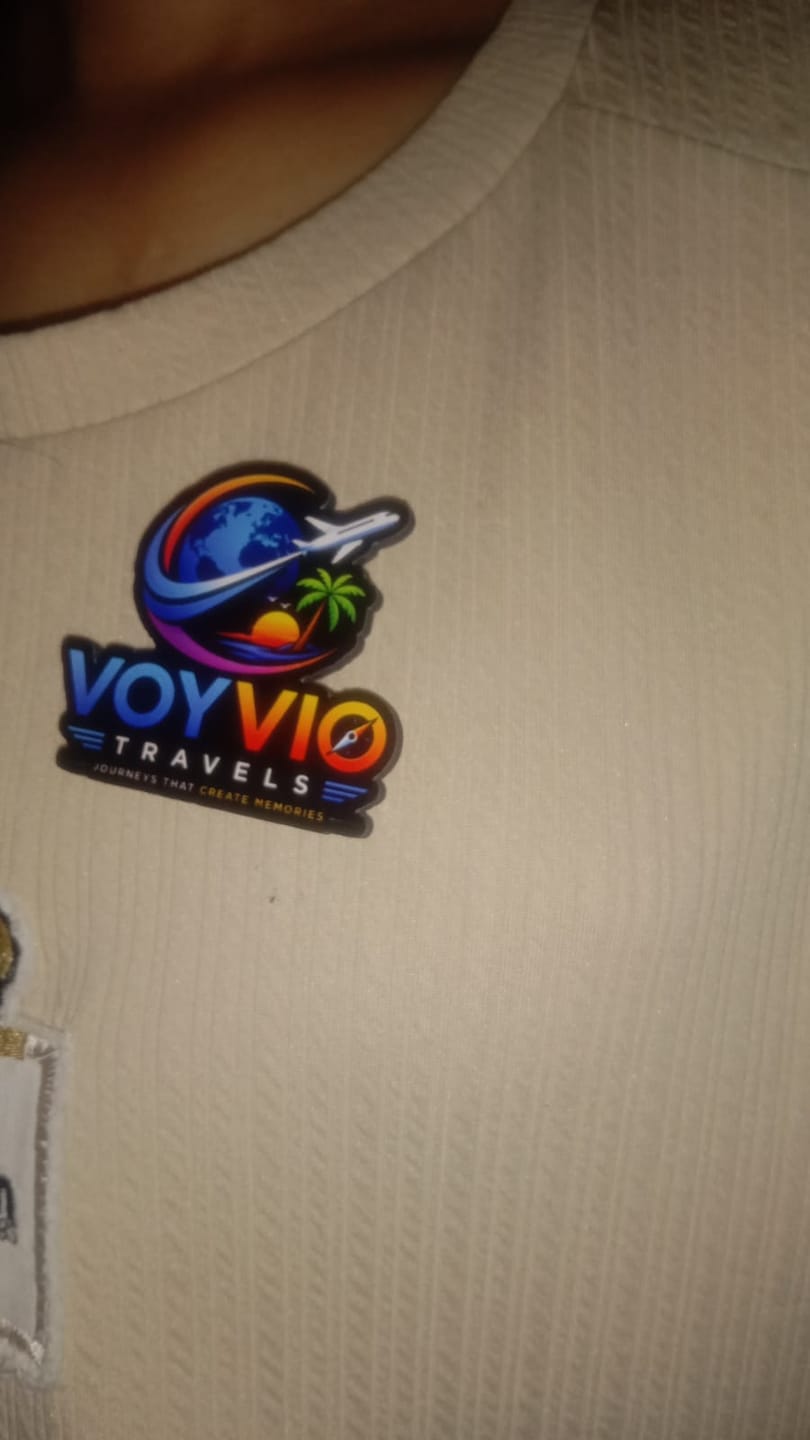 Customer photo review of Customized Magnetic Badge | Wear Your Brand | PrintMine.in