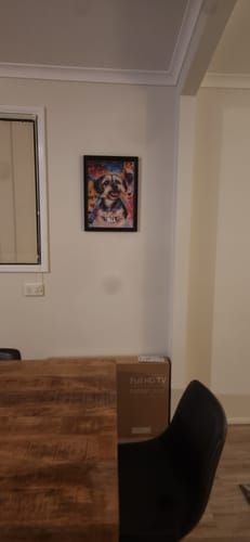 Customer photo review of Personalised Poster With Dog or Cat - Graffiti