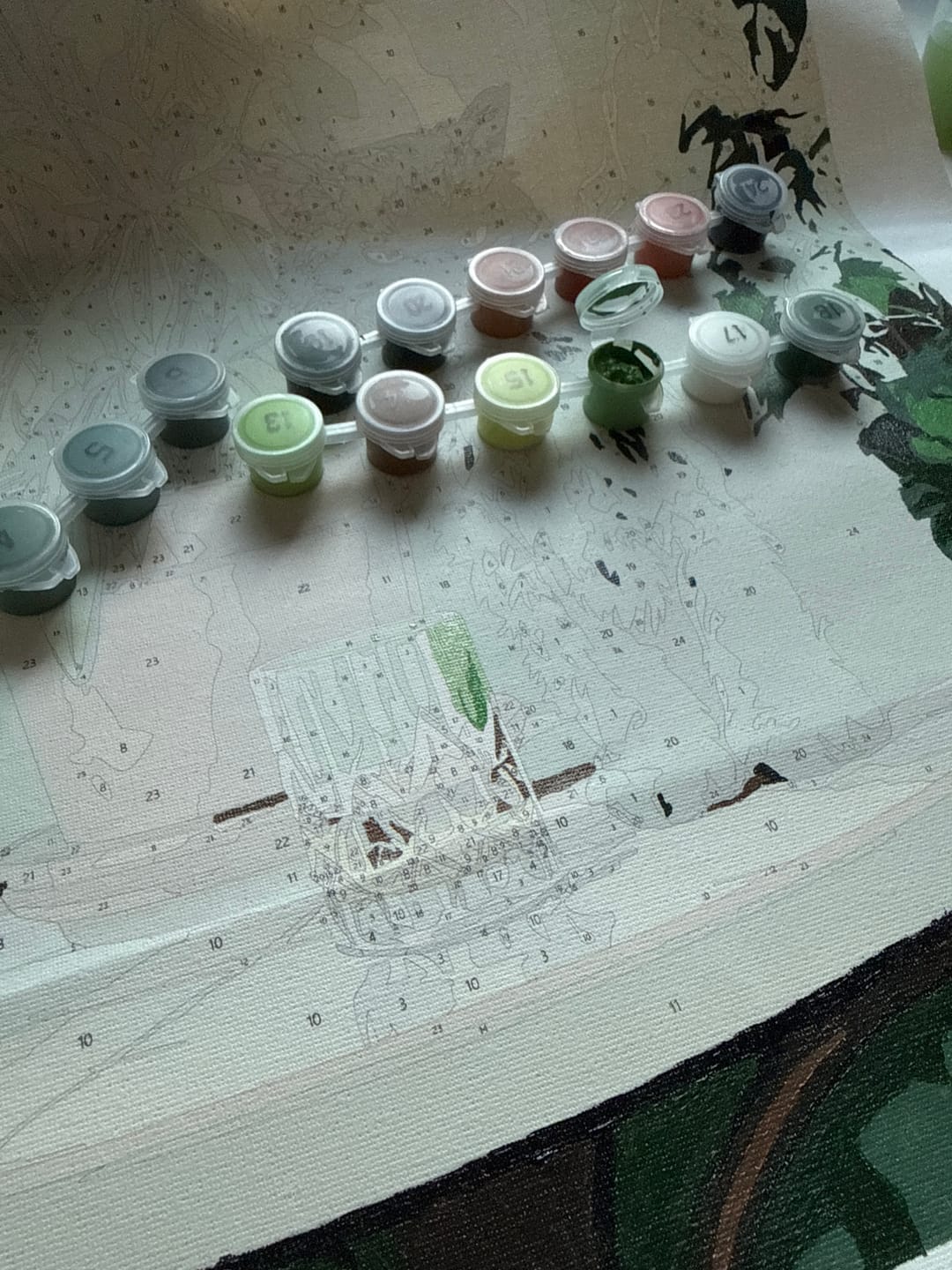 Customer photo review of Surprise Painting | Paint by Numbers