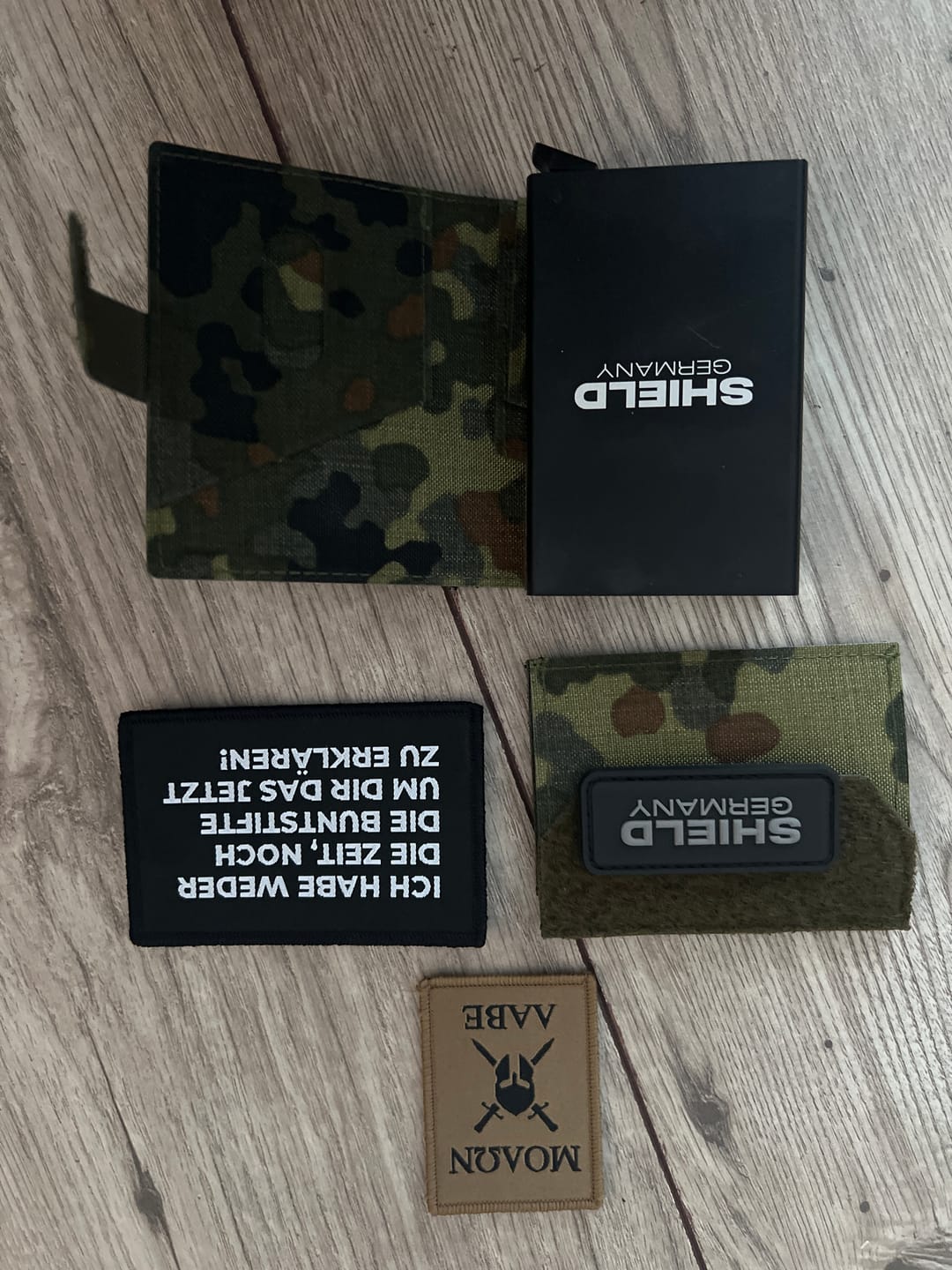 Customer photo review of Tactical Wallet MK2 - Steingrau Oliv