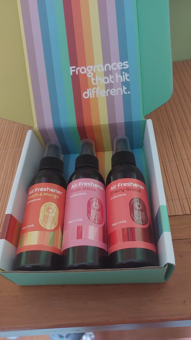 Customer photo review of Peach & Mango Air Freshener 130ml