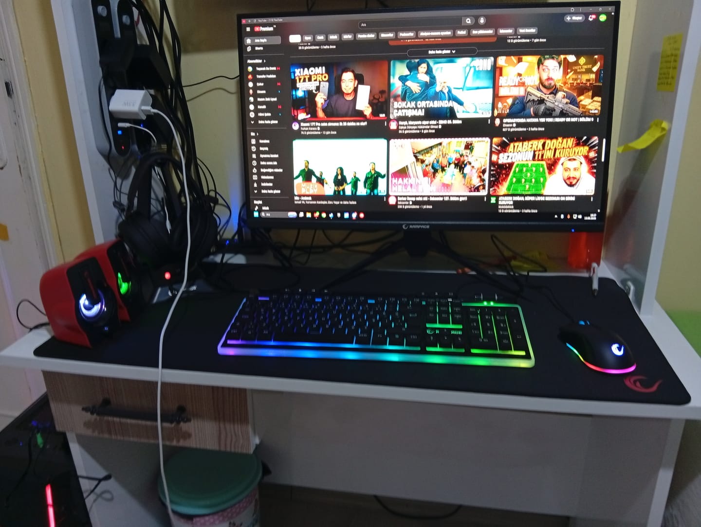 Customer photo review of Rms-G7 Falsetto 2.0 6 Watt RGB Multimedya Oyuncu Speaker-Kırmızı