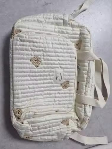 Customer photo review of Multi-Pocket Diaper Shoulder Bag