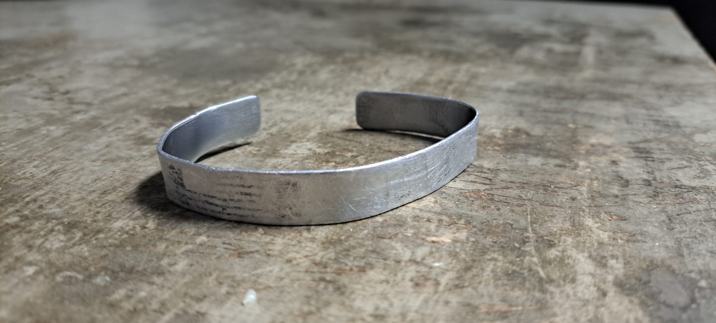 Customer photo review of Do Not Give In Bracelet