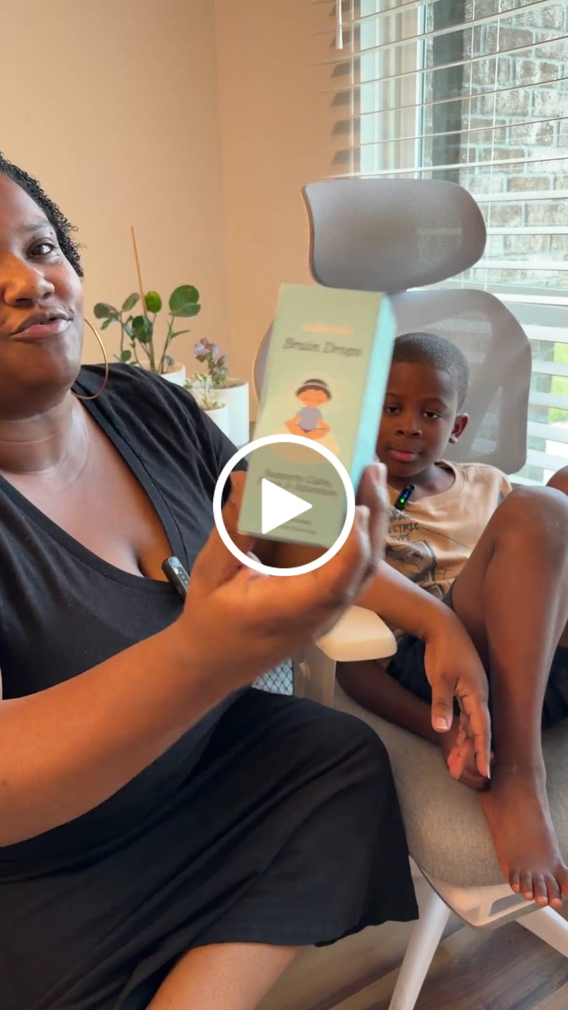 Customer video review of Brain Drops