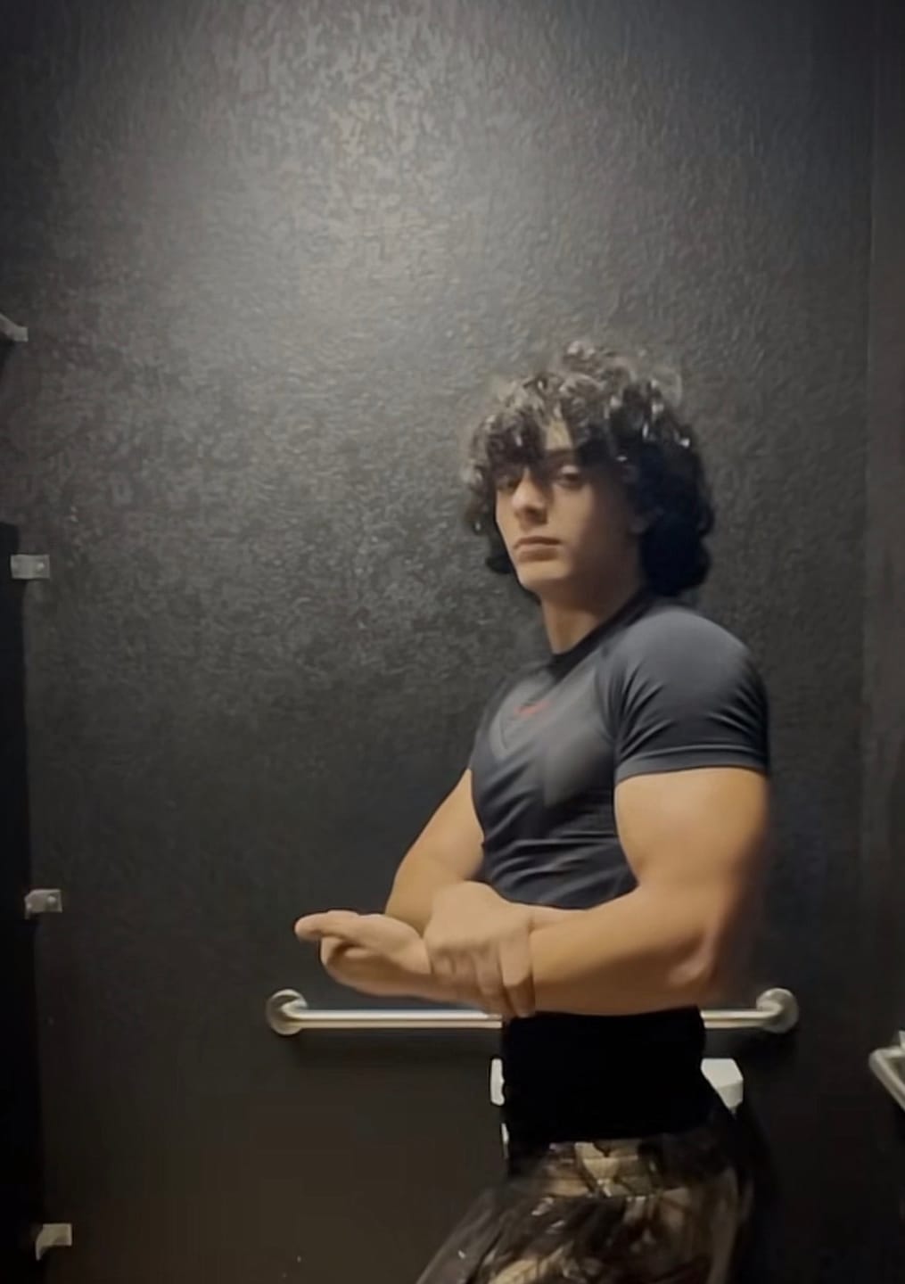 Customer photo review of 465 Superhero Compression Tees