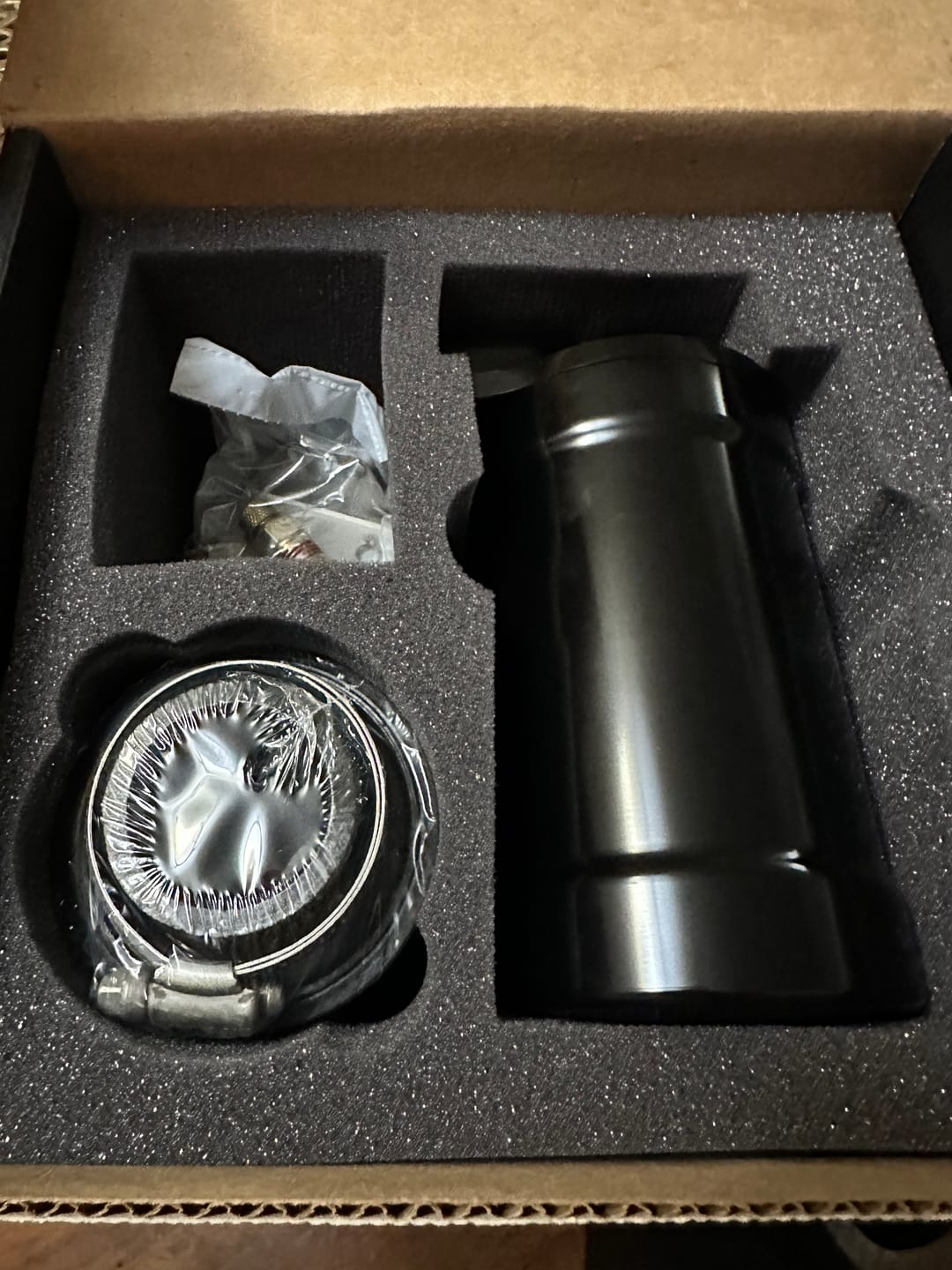Customer photo review of Motion Raceworks Top Loader Billet Catch Can Kit