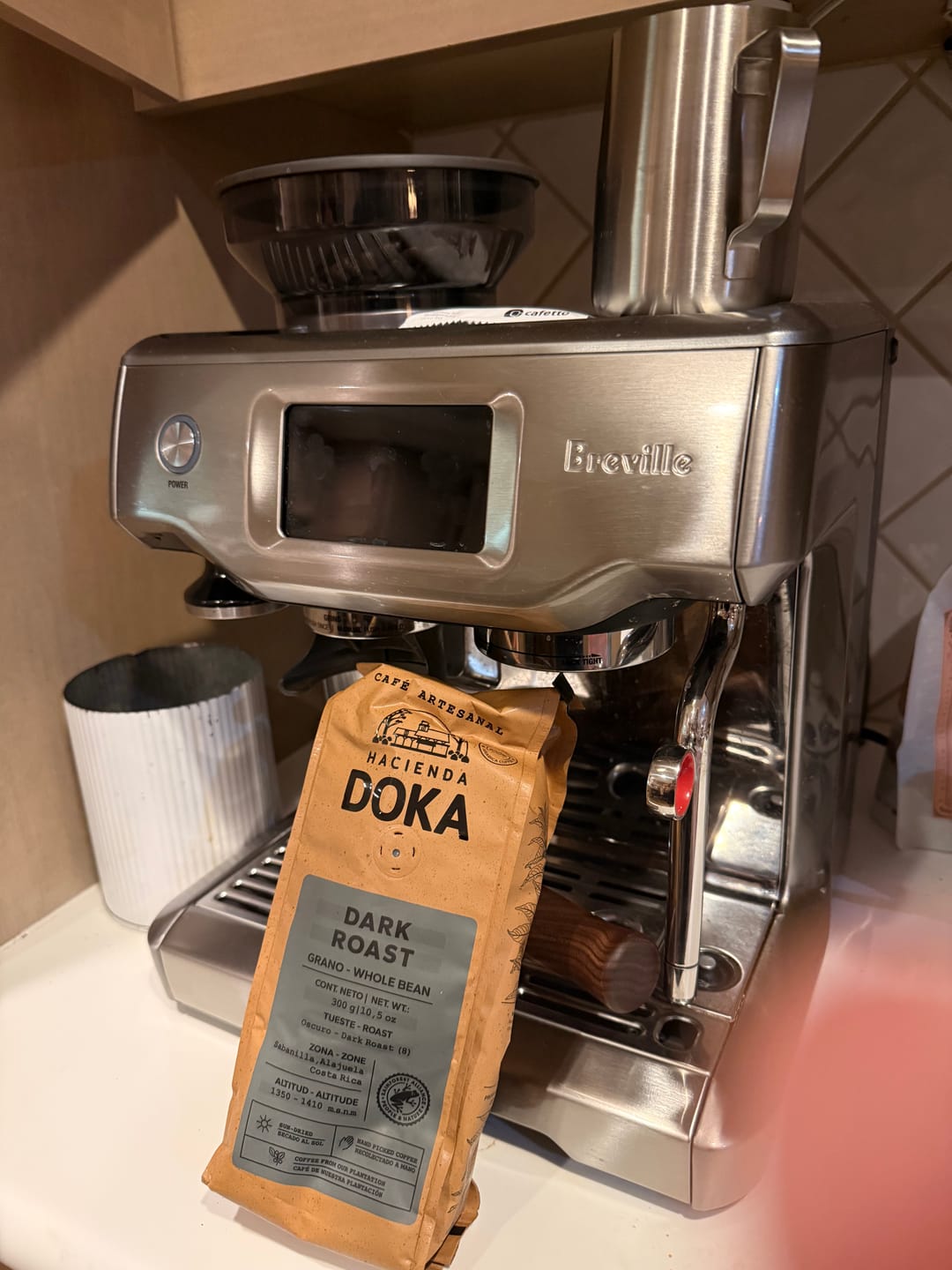 Customer photo review of Café Hacienda Doka Dark Roast