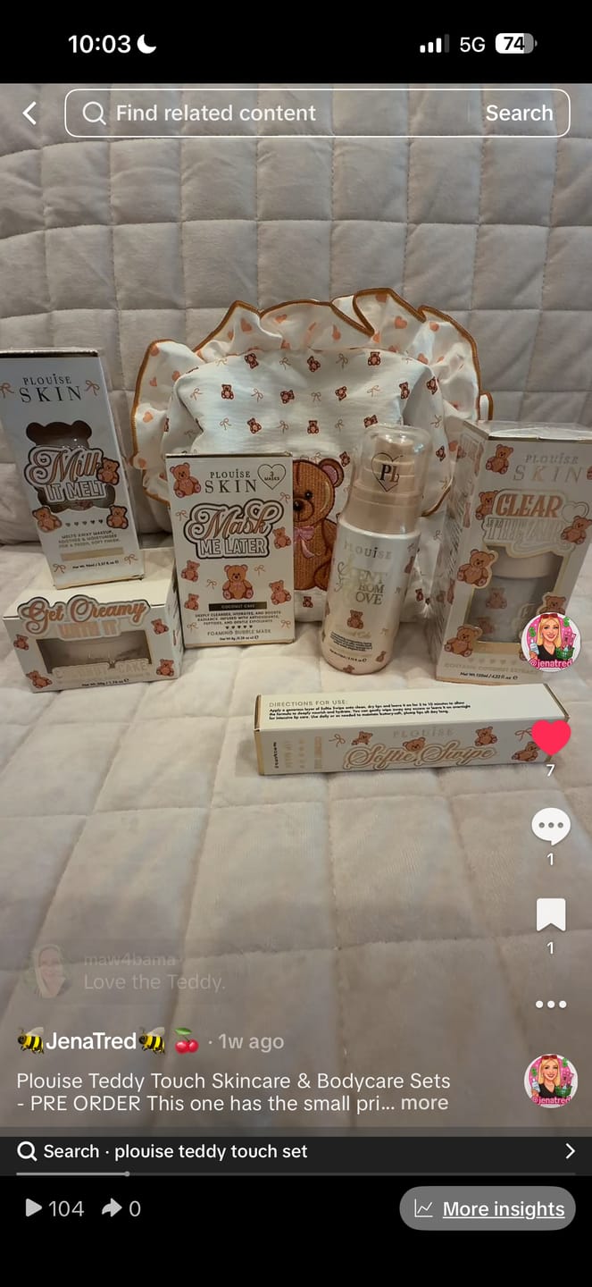 Kundefotoanmeldelse af Teddy Touch Skincare & Bodycare Sets - FORUDBESTILLING