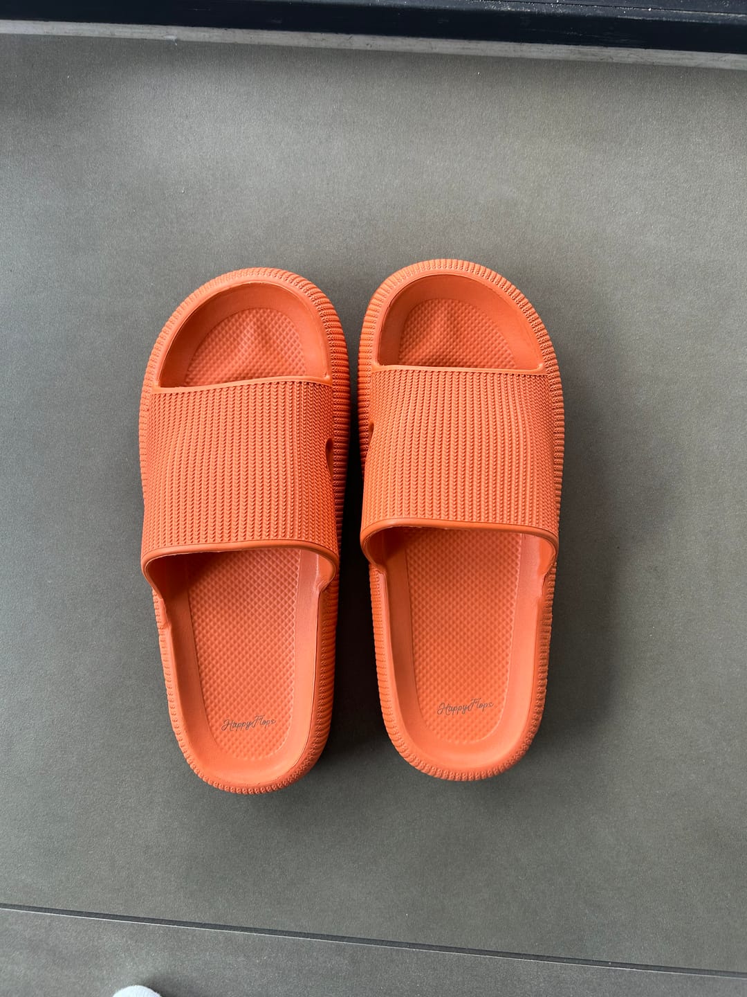 Customer photo review of HappyFlops Kingsday Collection