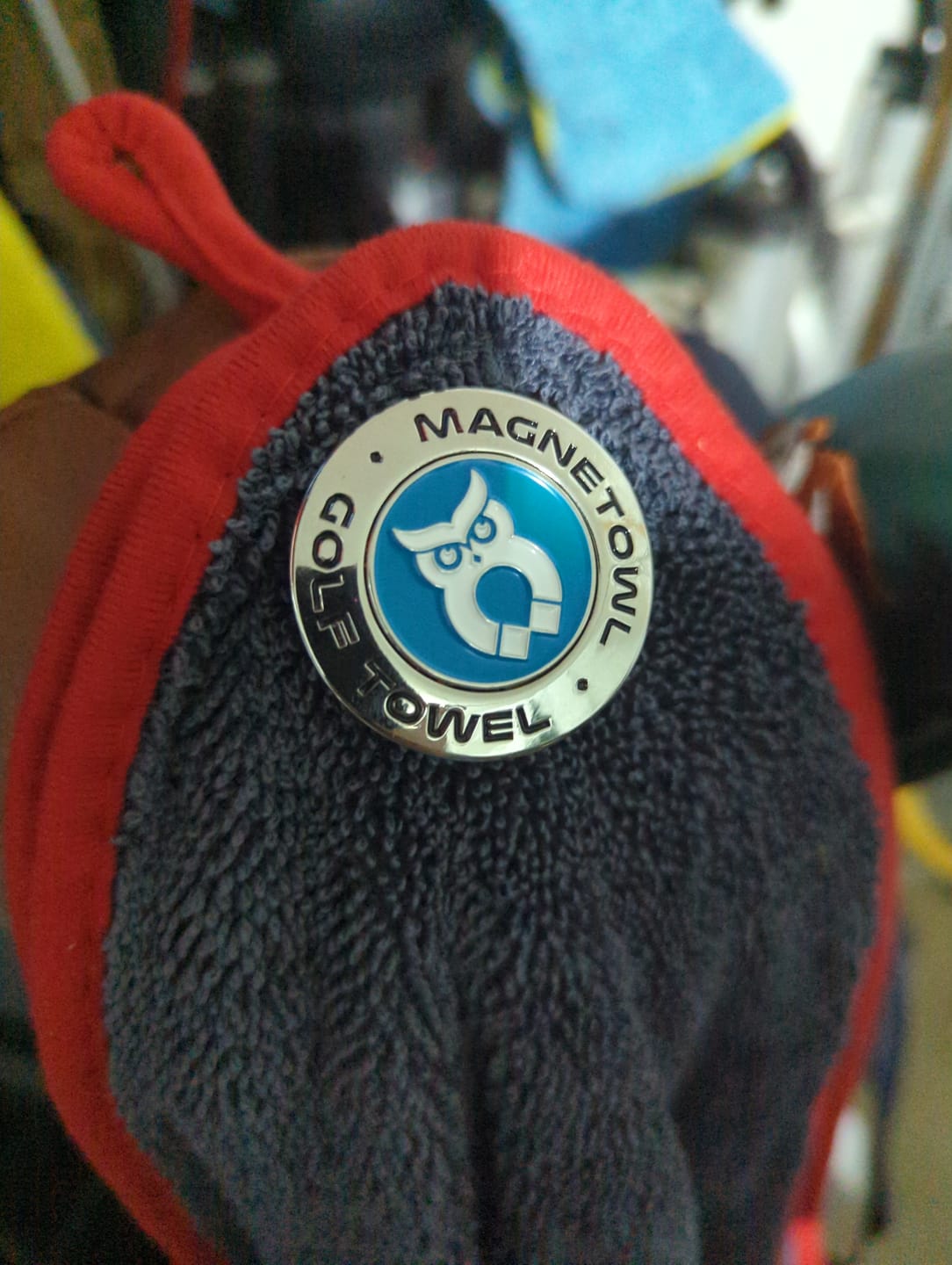 Customer photo review of Poker Chip Ball Marker - Blue