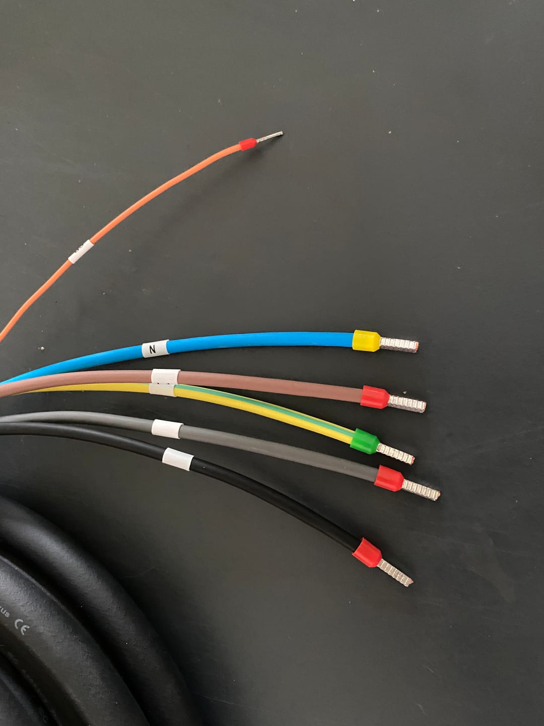 Customer photo review of Replacement cable for EV charging station Type 2, 32A, 3 phases