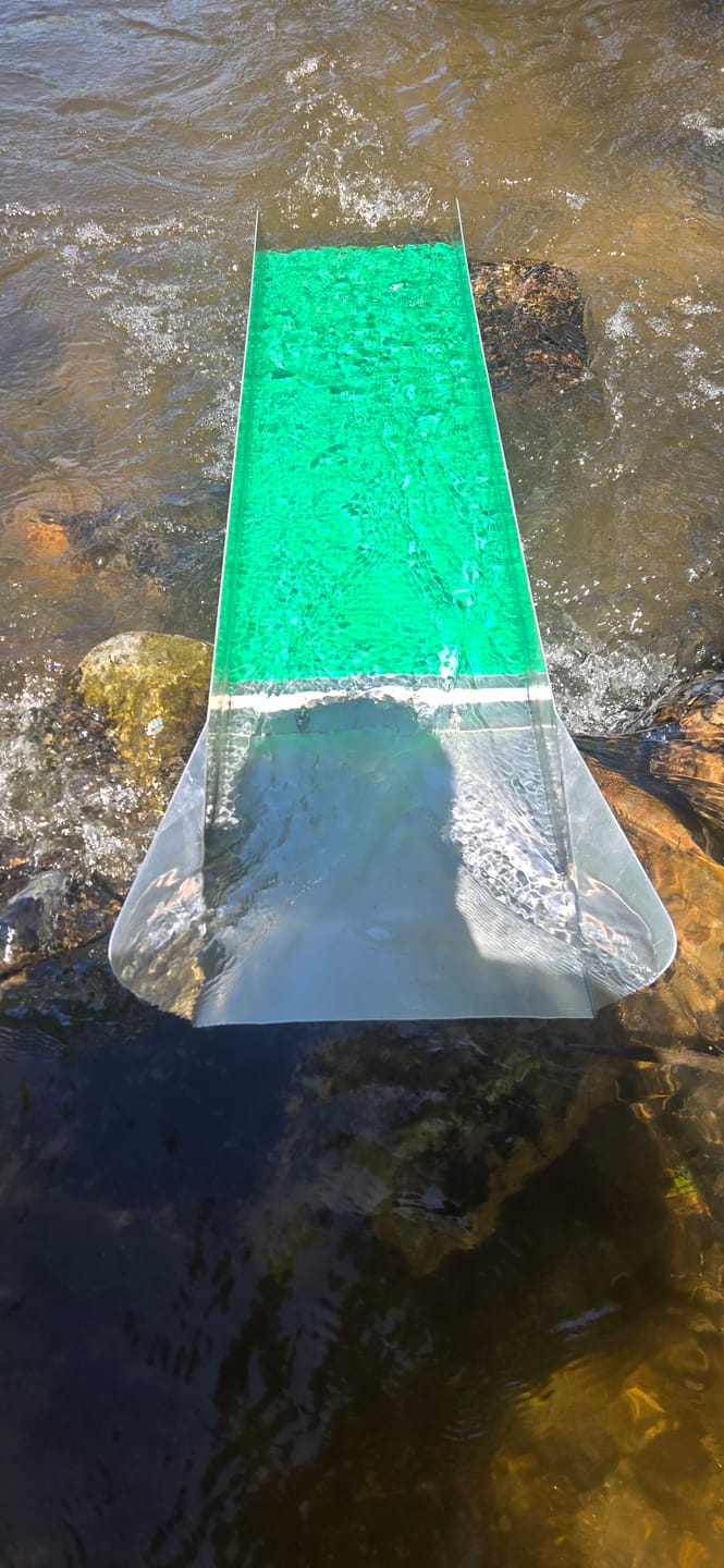 Customer photo review of 10X47 Sluice Box with Dream Mat | Gold Prospecting Equipment