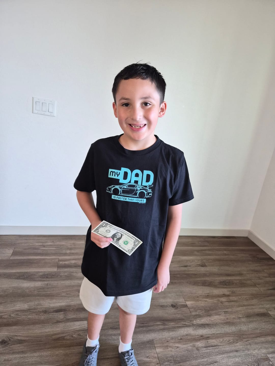 Customer photo review of 80Eighty® Youth FastDad Shirt