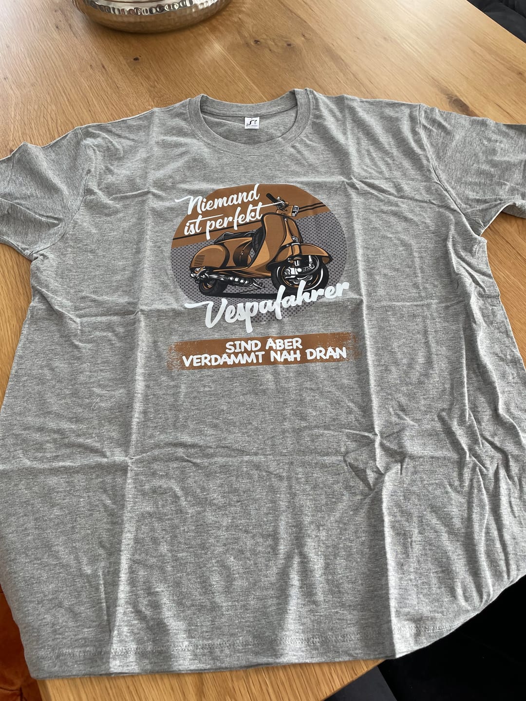 Customer photo review of Niemand ist perfekt - Herren Shirt