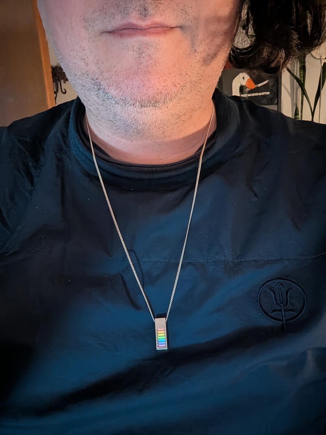 Customer photo review of Handcrafted Energy Core Tritium Necklace