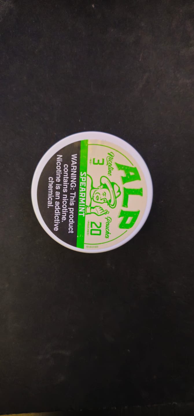 Customer photo review of Spearmint Nicotine Pouches