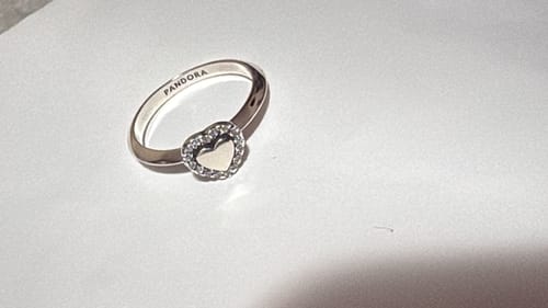 Customer photo review of Anillo Corazon