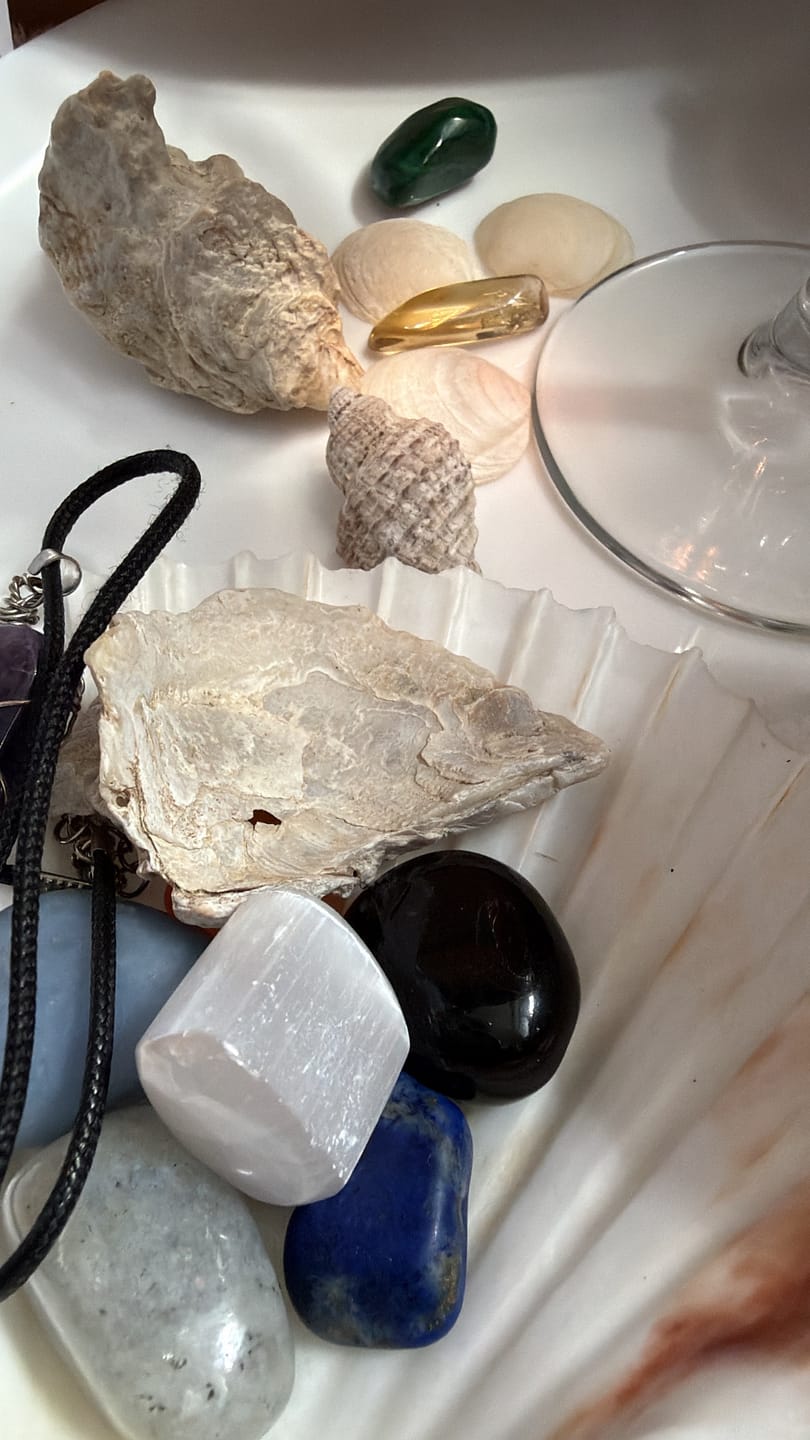 Customer photo review of Selenite - Tumblestone