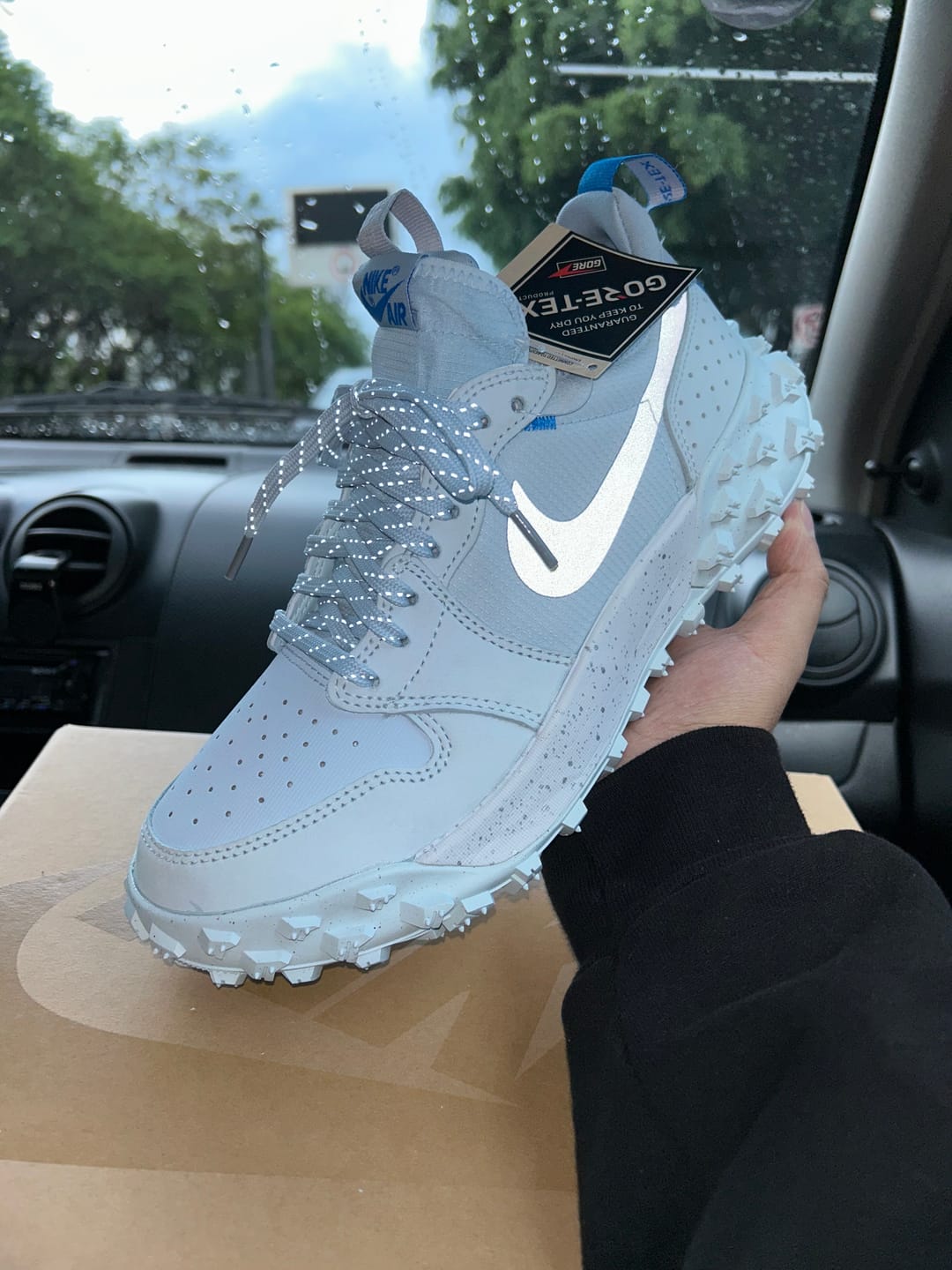 Customer photo review of Air Jordan 1 Low A/T Glacier Blue