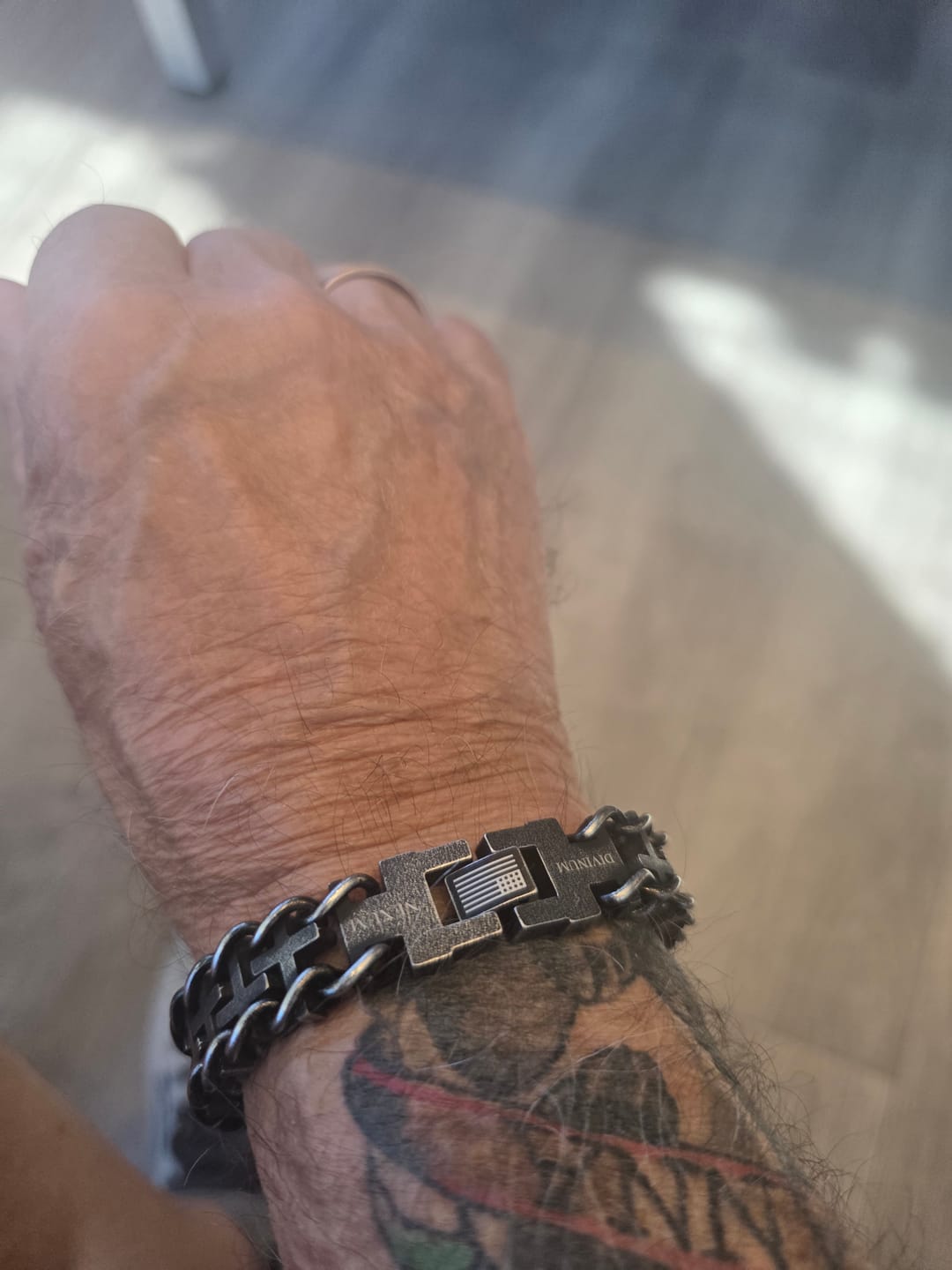 Customer photo review of Connected At The Cross Bracelet