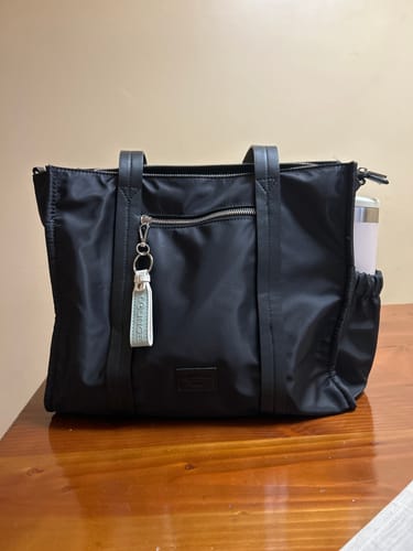Reseña con foto de un cliente sobre Bolso Nylon Llavero Icónicas